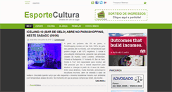 Desktop Screenshot of esportecultura.com.br